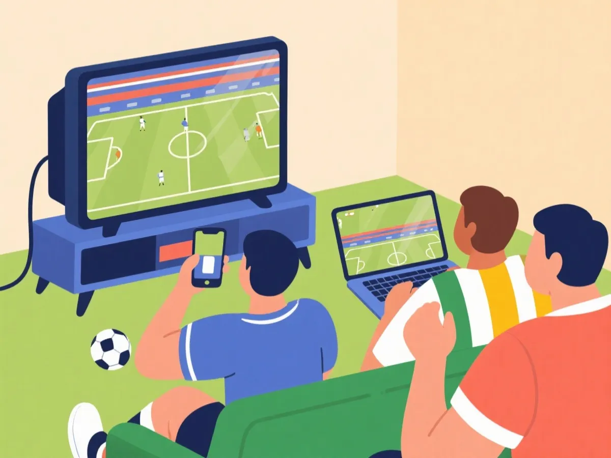 多终端世界杯观赛方式示意图